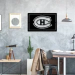 Montreal Canadiens Metal Sign Habs Crest Logo 1