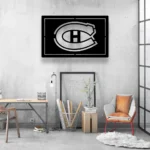 Montreal Canadiens Metal Sign Habs Crest Logo 1