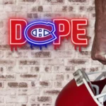 Montreal Canadiens Neon Sign Dripping Dope 1