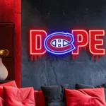 Montreal Canadiens Neon Sign Dripping Dope 1