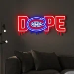Montreal Canadiens Neon Sign Dripping Dope 1
