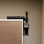 Moosehead Lager Metal Sign Artistic Tap Handle 1