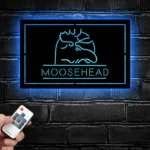 Moosehead Lager Metal Sign Moose Head Art 1