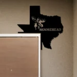 Moosehead Lager Metal Sign Texas State Map 1