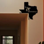 Moosehead Lager Metal Sign Texas State Map 1