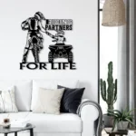 Motorcycle Biker Metal Sign Custom Us Farm Puller 1