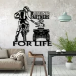 Motorcycle Biker Metal Sign Custom Us Farm Puller 1