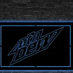 Mountain Dew Metal Sign Logo 1