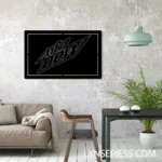 Mountain Dew Metal Sign Logo 1