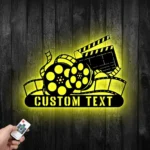 Movies Tv Metal Sign Custom Movie Reel 1