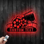 Movies Tv Metal Sign Custom Movie Reel 1