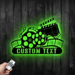 Movies Tv Metal Sign Custom Movie Reel 1