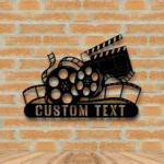 Movies Tv Metal Sign Custom Movie Reel 1