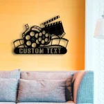 Movies Tv Metal Sign Custom Movie Reel 1