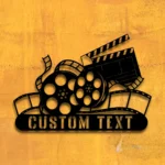 Movies Tv Metal Sign Custom Movie Reel 1
