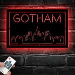 Movies Tv Metal Sign Dc Gotham City Game Room 1