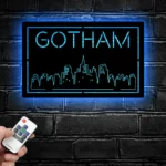 Movies Tv Metal Sign Dc Gotham City Game Room 1