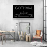 Movies Tv Metal Sign Dc Gotham City Game Room 1