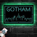 Movies Tv Metal Sign Dc Gotham City Game Room 1