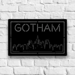 Movies Tv Metal Sign Dc Gotham City Game Room 1