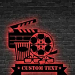 Movies Tv Metal Sign Distinctive Movie And Popcorn 1