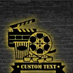 Movies Tv Metal Sign Distinctive Movie And Popcorn 1