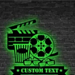 Movies Tv Metal Sign Distinctive Movie And Popcorn 1