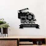Movies Tv Metal Sign Distinctive Movie And Popcorn 1