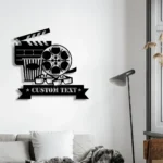 Movies Tv Metal Sign Distinctive Movie And Popcorn 1