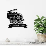 Movies Tv Metal Sign Distinctive Movie And Popcorn 1