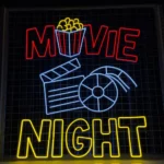 Movies Tv Neon Sign Movie Night Led 1