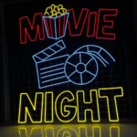 Movies Tv Neon Sign Movie Night Led 1