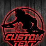 Music Metal Sign Custom Dj Disc Jockey 1