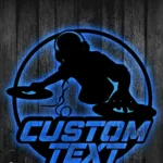 Music Metal Sign Custom Dj Disc Jockey 1