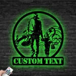 Music Metal Sign Custom Guitar Father And Son 1