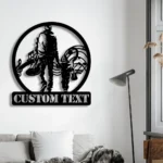 Music Metal Sign Custom Guitar Father And Son 1