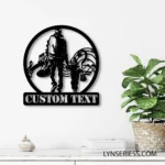 Music Metal Sign Custom Guitar Father And Son 1