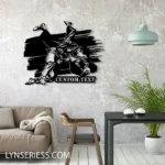 Music Metal Sign Custom Judo 1