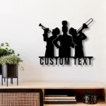 Music Metal Sign Custom Marching Band 1