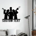 Music Metal Sign Custom Marching Band 1