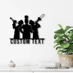 Music Metal Sign Custom Marching Band 1