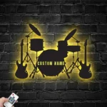 Music Metal Sign Custom Music Band 1