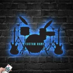 Music Metal Sign Custom Music Band 1