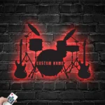 Music Metal Sign Custom Music Band 1