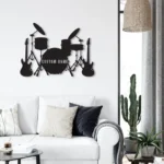 Music Metal Sign Custom Music Band 1