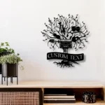 Music Metal Sign Custom Music Tree 1