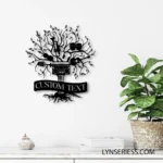 Music Metal Sign Custom Music Tree 1