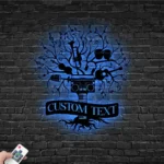 Music Metal Sign Custom Music Tree 1