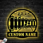 Music Metal Sign Custom Xylophone Musical Instrument 1
