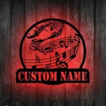 Music Metal Sign Distinctive Music Notes 1